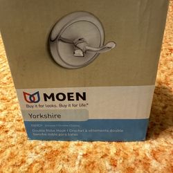 Moen Robe Hook,Morning Yorkshire Double Robe Hook Chrome 