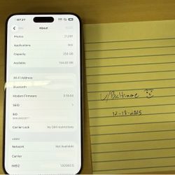 iPhone 15 Pro Max 256GB (Unlocked)