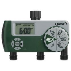 “New”3 Outlet Programmable Digital Hose Watering Timer