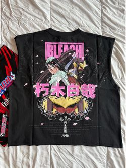 Civil Regime Bleach Byakuya sleeveless muscle T-shirt size medium