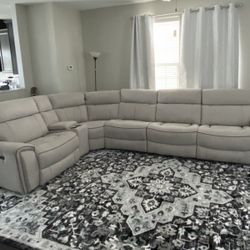 6 Piece Power Sectional Couch