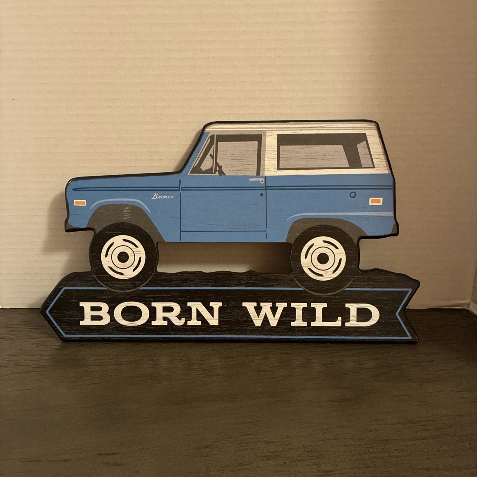 Ford Bronco Wood Sign