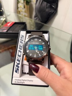 Reloj Skechers para hombre analógico-digital con luz LED – Nuevo en caja