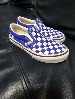 Kids Vans Checkerboard Slip On Shoes Size 11.5