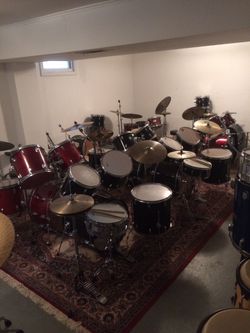BASEMENT FULL OF DRUMS