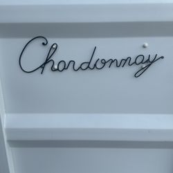 Metal Wall Art - Chardonnay 