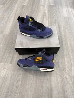 Jordan 4 retro lakers mens size 9 new