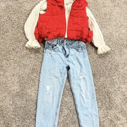 Jeans / Vest/ Sweater for girl