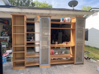 Entertainment center / tv stand / desk wall piece