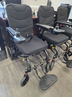Electric Power Wheelchair with Joystick Control. two battery.