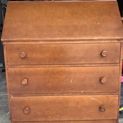 Vintage Secretary Desk - Wood 