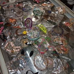 Bracelets Different Styles/materials $1 Each