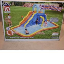 Fresno pick up The Aquatic Adventure™ Mega Water Park is the ideal backyard play experience. This inflatable water park features a safe and sturdy wat