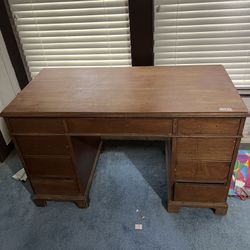 Vintage Solid Wood Desk 