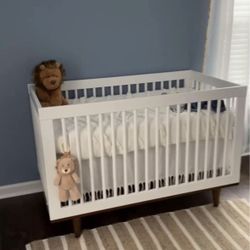 Baby Crib And Mattress 