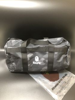 Bape Black Camo Duffel Bag