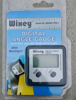 New Wixey WR300 Type 2 Digital Angle Gauge with Backlight – Sealed