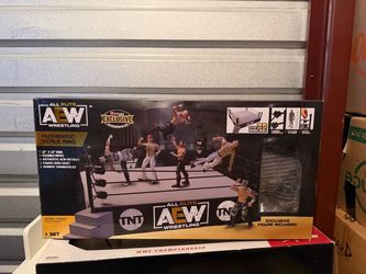 AEW Authentic Scale Wrestling Ring Playset