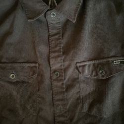 Black button up shirt