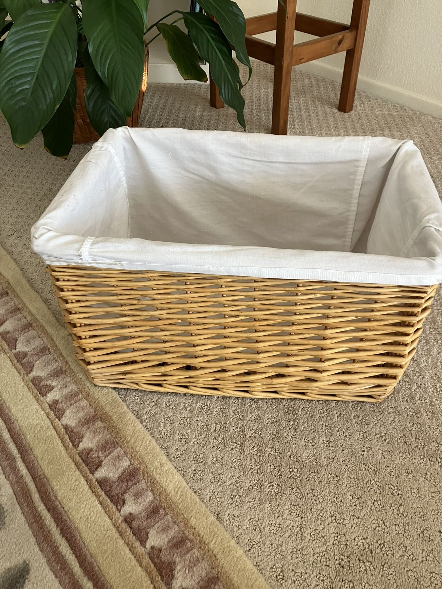 Beautiful wicker storage container
