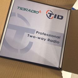 TIDRADIO CID Professional Two-Way Radio, still in original box. 