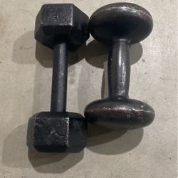 2-15 lb Dumbbells 