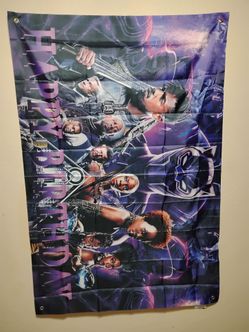 Black Panther Happy Birthday Banner 3 Ft x 5 Ft