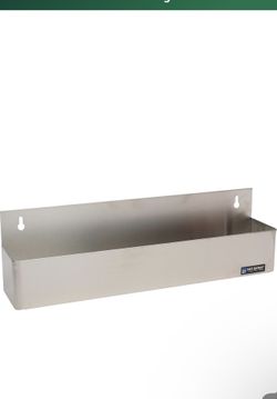 Speed Rail with 5 Quart Capacity for Kitchen  Bar  And Restaurants. Stainless Steel, 22.25 Inches  Silver