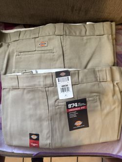 Dickies Pants Tan Men’s Size 48/30 2pairs 1 New And Others Used But Still In Great Condition 