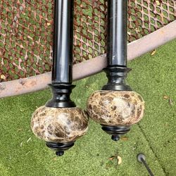 2 x   48” to 84” Curtain Rods 