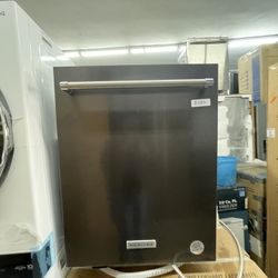 Kitchen Aid Dishwasher In Black Stainless New Open Box With 3 Racks 