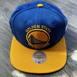 2 Golden State Warriors Mitchell & Ness Hats 