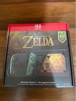 Nintendo Switch 2 The Legend of Zelda 40th Anniversary Edition bundle