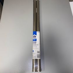 Project Source Closet Rod Satin Nickel Metal Closet Rod 30-in x 1.25-in