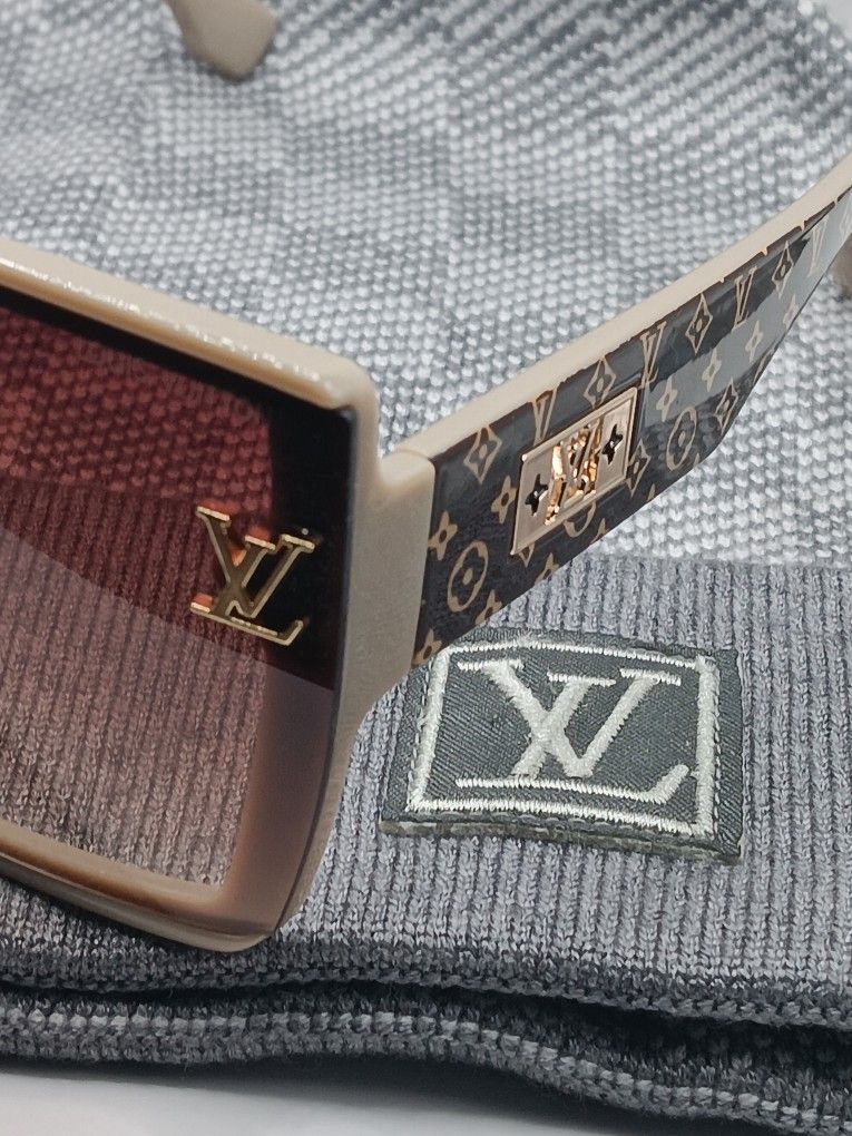 LV Beanie with LV Sunglasses 
