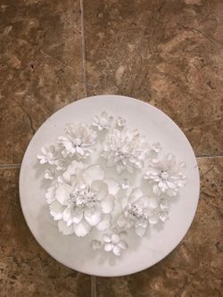 White heavy wall decor -take both for 40