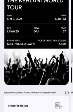 Kehlani tickets