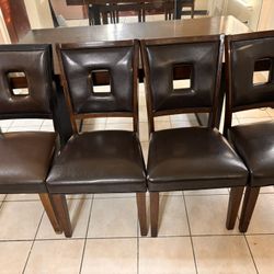 Dining Table With 4 Chairs (delivery Support)