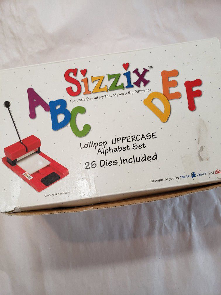 Sizzix Alphabet (UPPERCASE) Full Set. New