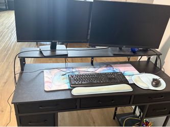 Desk with storage
