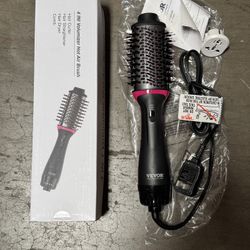 Hair Blow Dryer Brush Dual Voltage Hot Air Styler with 2.95" Oval Barrel