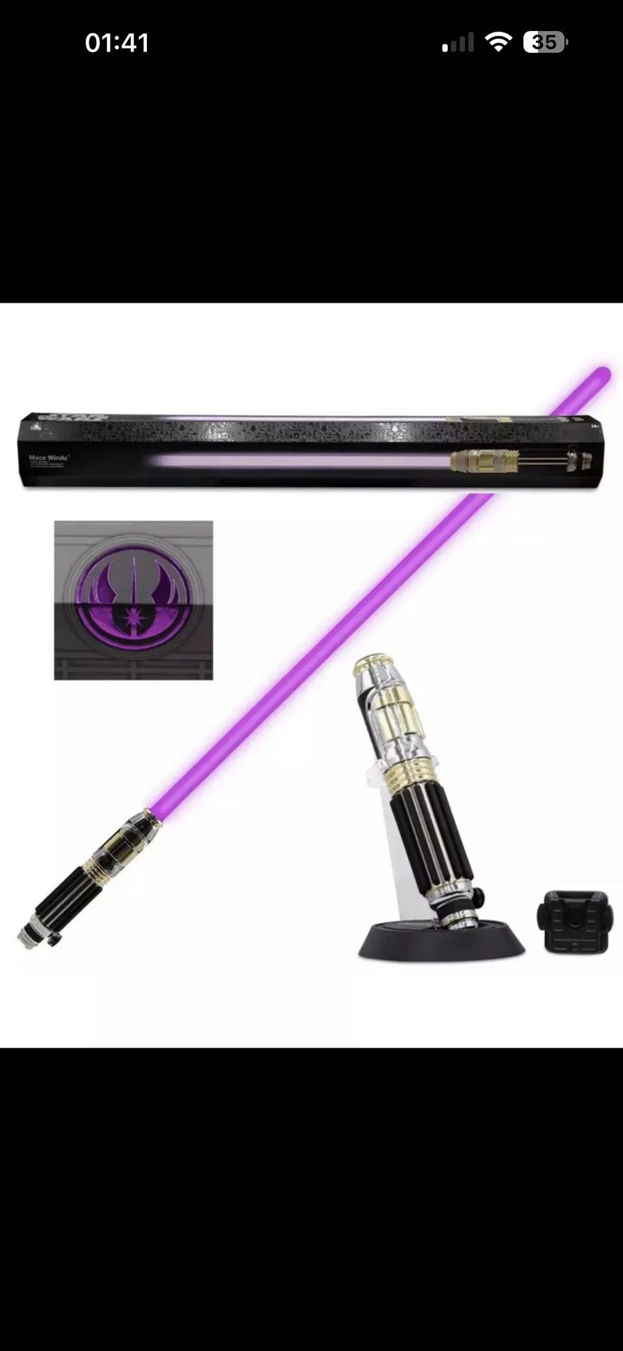 Light Saber Disney Mace Windu 