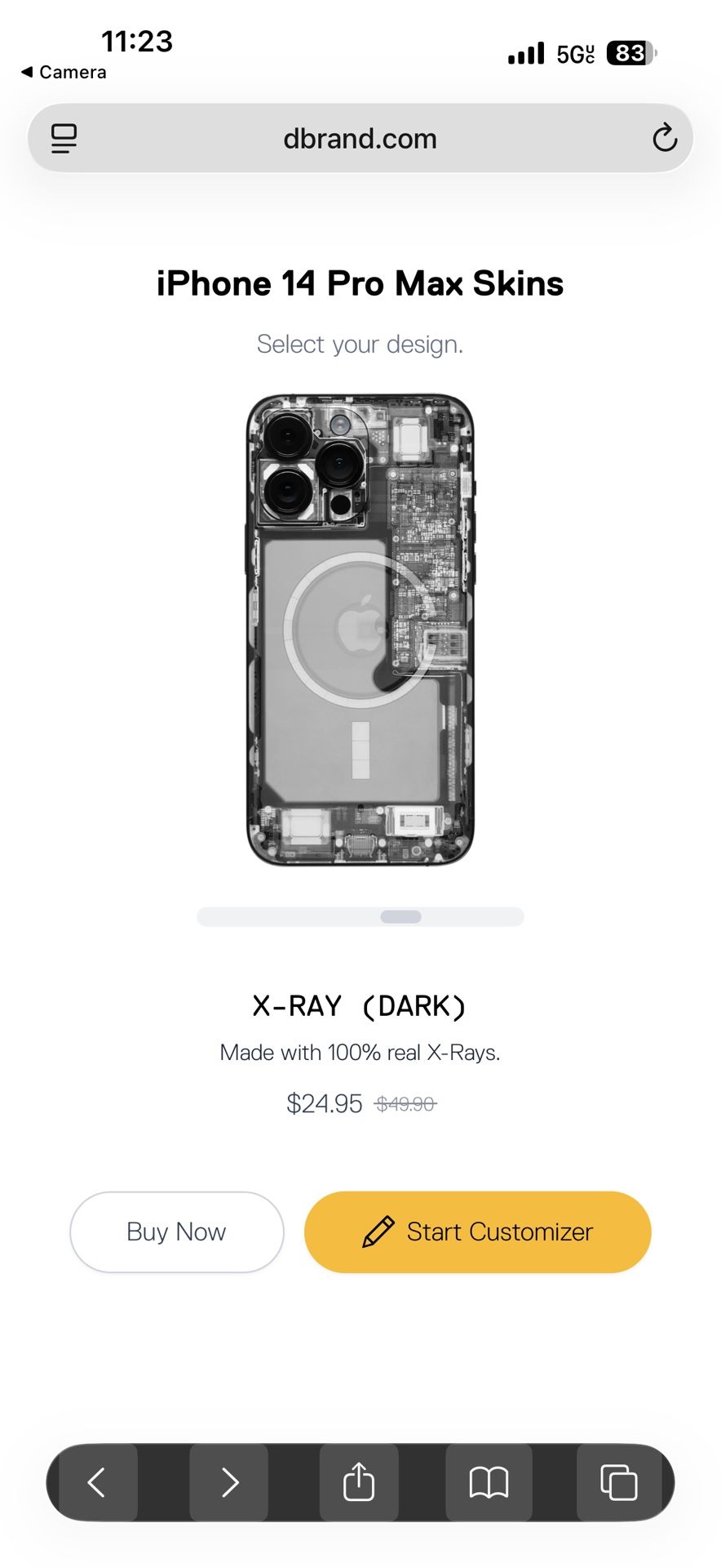 dbrand iPhone 14 Pro Max Skin