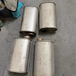 OEM Dodge Challenger / Charger Scat Pack 392 Mid Mufflers (2015-2023) Factory Exhaust