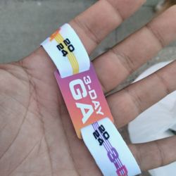 NORTH COAST 3 DAY AND SINGLE DAY WRISTBANDS