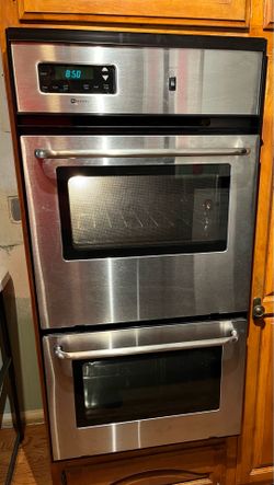 Maytag 24-Inch Stainless Steel Gas Double Built-In Oven
