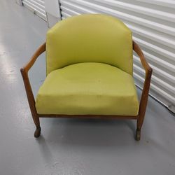 MCM Designer Rolling Barrel Accent Chair