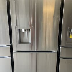 LG 26 cu. ft. Smart Counter-Depth MAX French Door Refrigerator with Four Types of