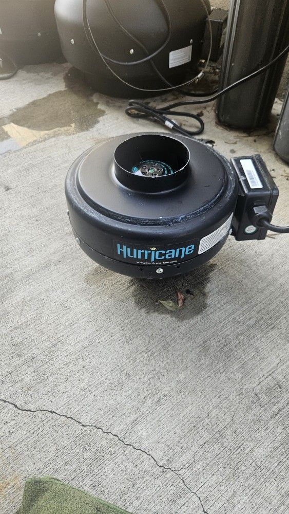 Hurricane Commercial Grade Inline Fan for Phresh & Black Ops Carbon Fi