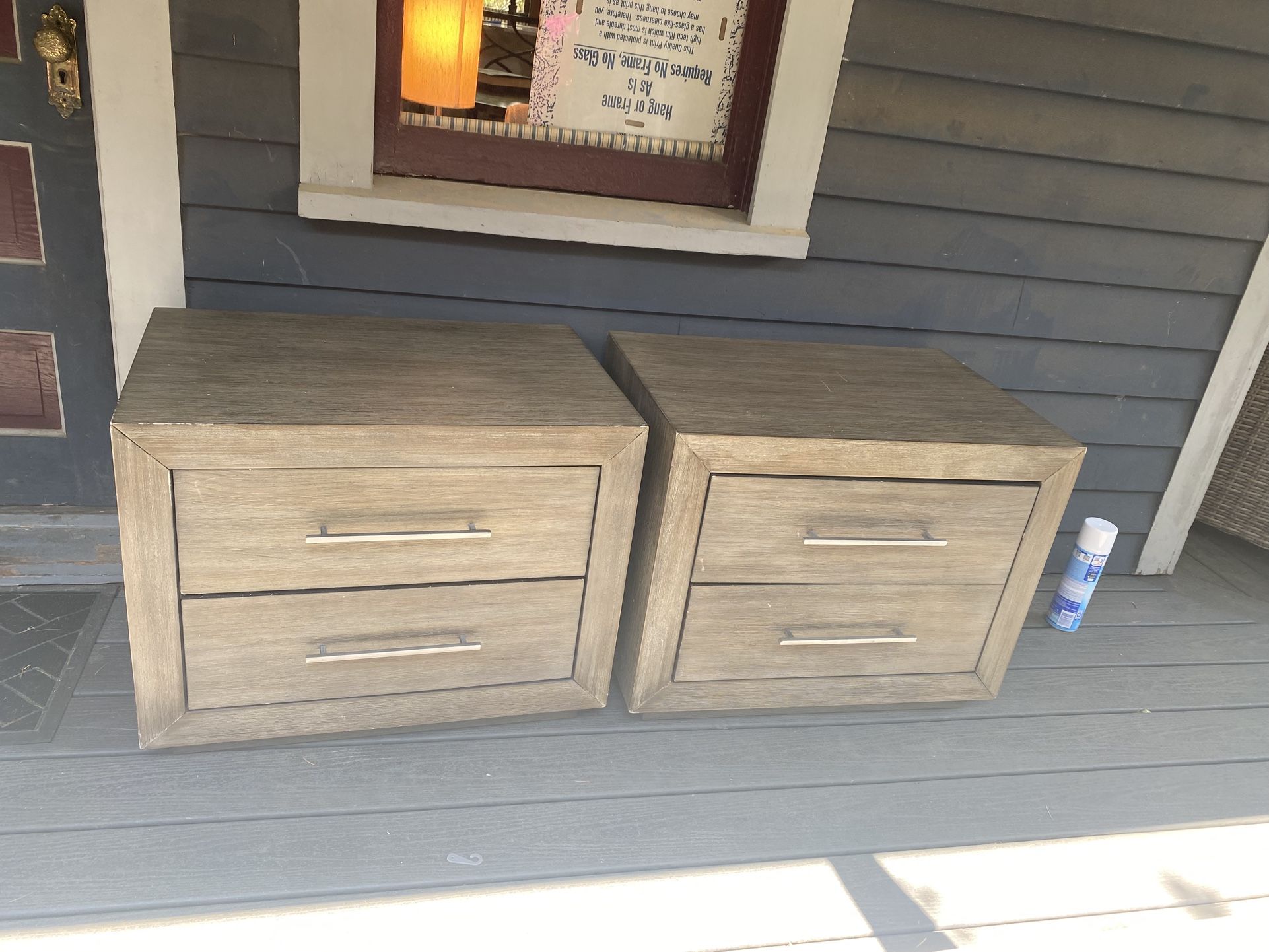 Two Nightstands/end Tables